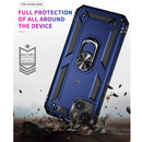 TJS "DuoGuard" Ring Kickstand Phone Case for iPhone 14 Max