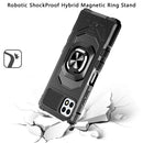 TJS "ArmorMax" Ring Kickstand Phone Case for Boost Mobile Celero 5G Plus 2023