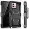 TJS "TankMate II" Holster Phone Case for Motorola G Stylus 5G 2023