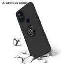 TJS "Define" Ring Kickstand Phone Case for OnePlus Nord N10