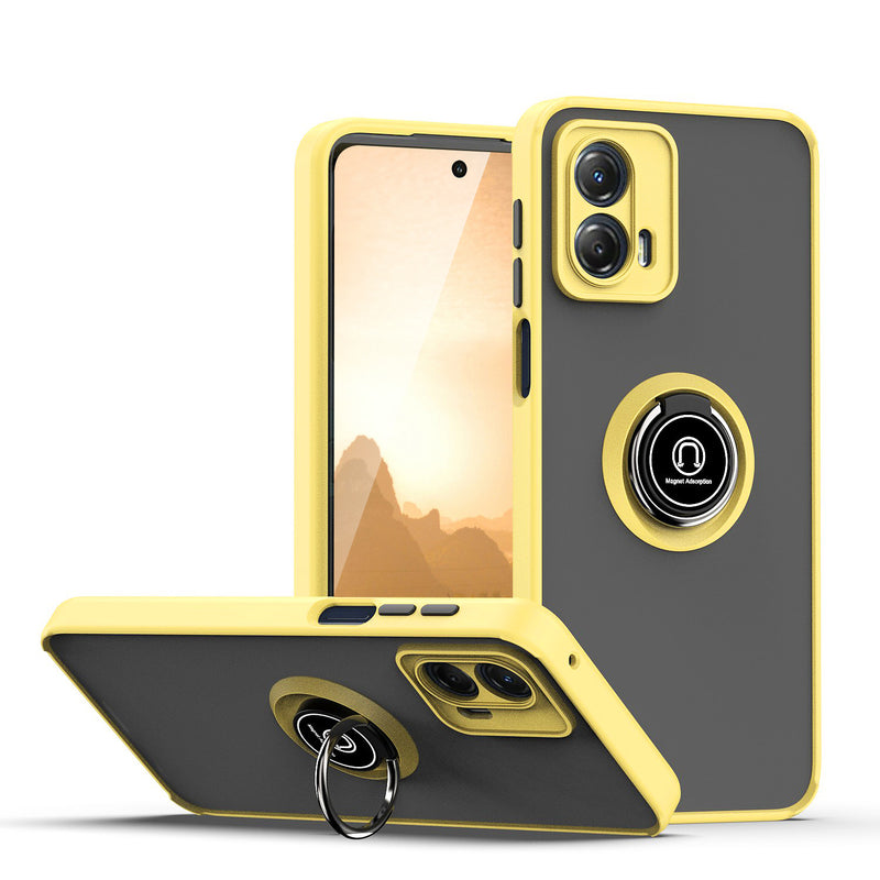 TJS "Define" Ring Kickstand Phone Case for Motorola G 5G 2023