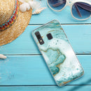 TJS "Juno" Marble Design IMD TPU Phone Case for Galaxy A20, Galaxy A30 - InfinityAccessories017