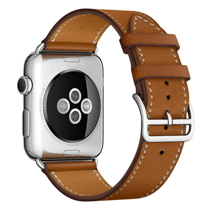 Leather Classic Watch Band Strap for iWatch Apple Watch Series 5/4/3/2/1 - InfinityAccessories017