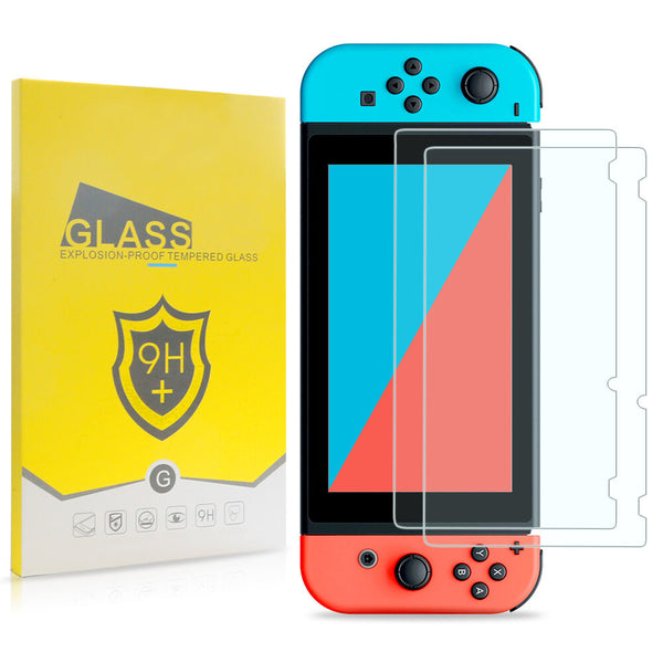 Tempered Glass Screen Protector Guard for Nintendo Switch (2 Pack) - InfinityAccessories017