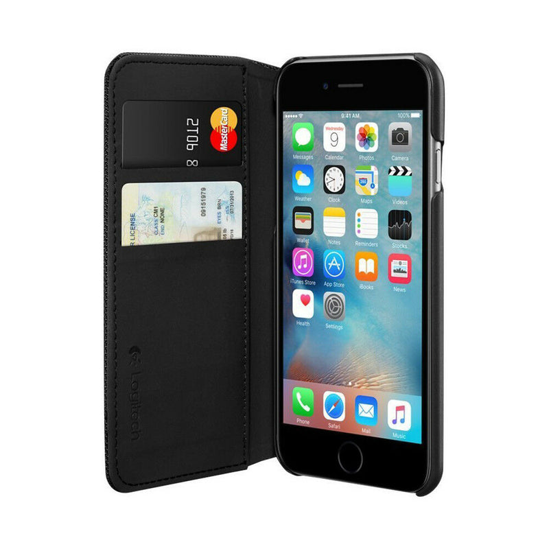Apple iPhone 6S 6 Plus Logitech Hinge Flexible Wallet Card Folio Case Cover - InfinityAccessories017