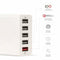 USB Quick Charging Station 40W 5-Port Qc 2.0 Fast Charger Desktop - InfinityAccessories017