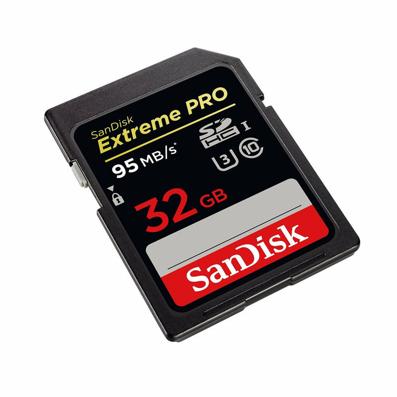 SanDisk Extreme Pro Flash Memory Card 633X 95MB/S Class 10 32GB SDHC SD UHS-I U3 - InfinityAccessories017