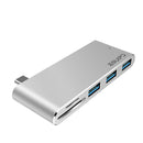 Aluminum USB-C Card reader Hub Adapter - InfinityAccessories017