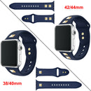 Silicone Sport Watch Band Strap Spikes Rivets for Apple iWatch Series 5/4/3/2/1 - InfinityAccessories017