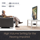 Wireless headphones for TV Watching w/Transmitter Charging Dock - InfinityAccessories017