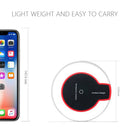 Qi Wireless Charger Charging Pad for iPhone 11/Pro/Max/XS/8/Galaxy Note 10/S10/+ - InfinityAccessories017