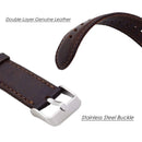 Leather Watch Band Strap Metal Buckle for Apple Watch Series 5/4/3/2/1 - InfinityAccessories017