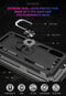 TJS "DuoGuard" Ring Kickstand Phone Case for Samsung Galaxy A10E