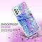 TJS "Minerva" Glitter TPU Phone Case for Samsung Galaxy A52 5G - Colorful Galaxy