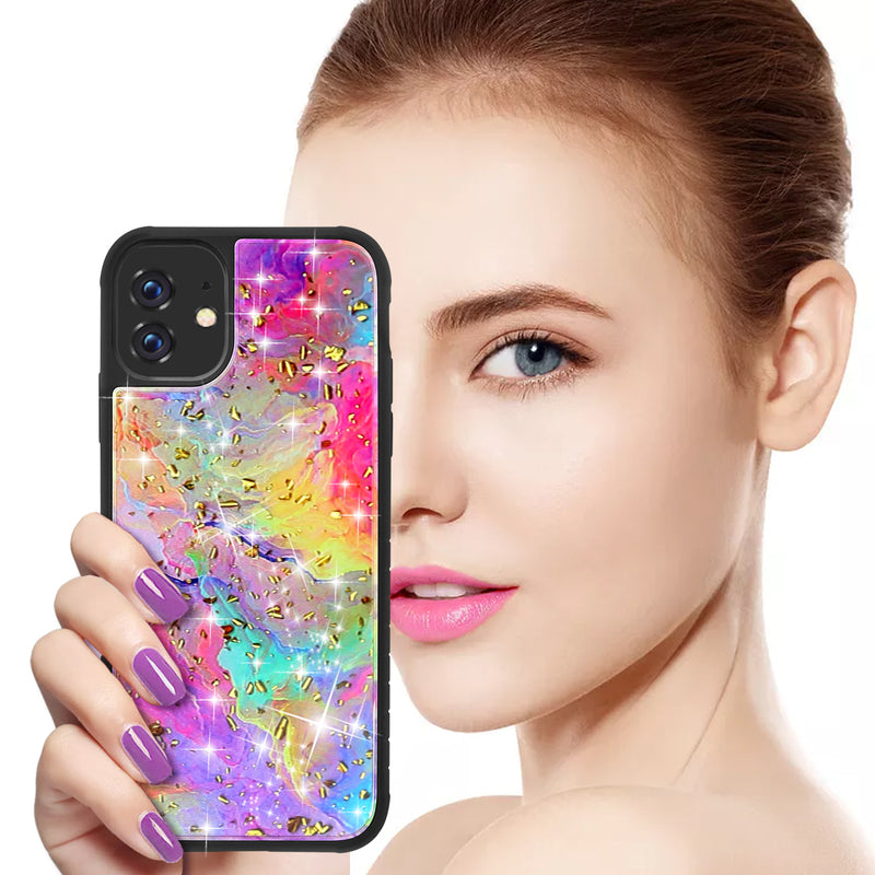 TJS "Minerva" Glitter TPU Phone Case for iPhone 11, iPhone 11 Pro, iPhone 11 Pro Max - InfinityAccessories017