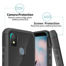 TJS "ArmorLux" Hybrid Phone Case for Cricket Icon 4