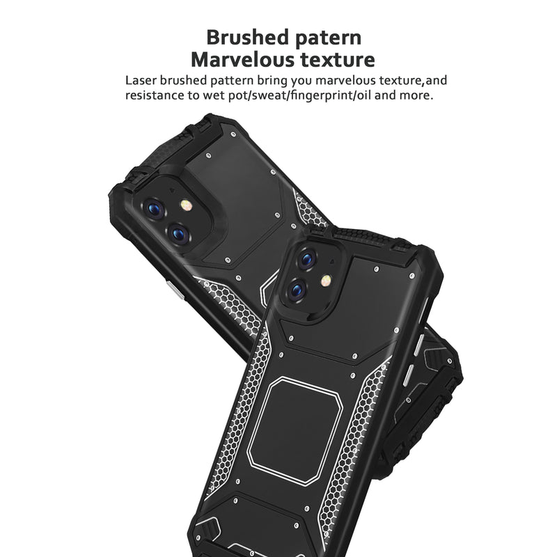 TJS "TankMate" Built-in Metal Plate Aluminum Phone Case for iPhone 11, iPhone 11 Pro, iPhone 11 Pro Max - InfinityAccessories017