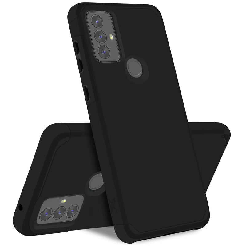 TJS "ArmorLux" Hybrid Phone Case for Motorola G Play 2023