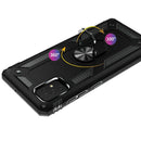 TJS "DuoGuard" Ring Kickstand Phone Case for Samsung Galaxy A23 5G