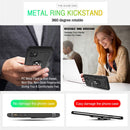 TJS "DuoGuard" Ring Kickstand Phone Case for Motorola Moto G Stylus 2021