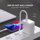ESOULK USB-C 20W PD Fast Wall Charger - White