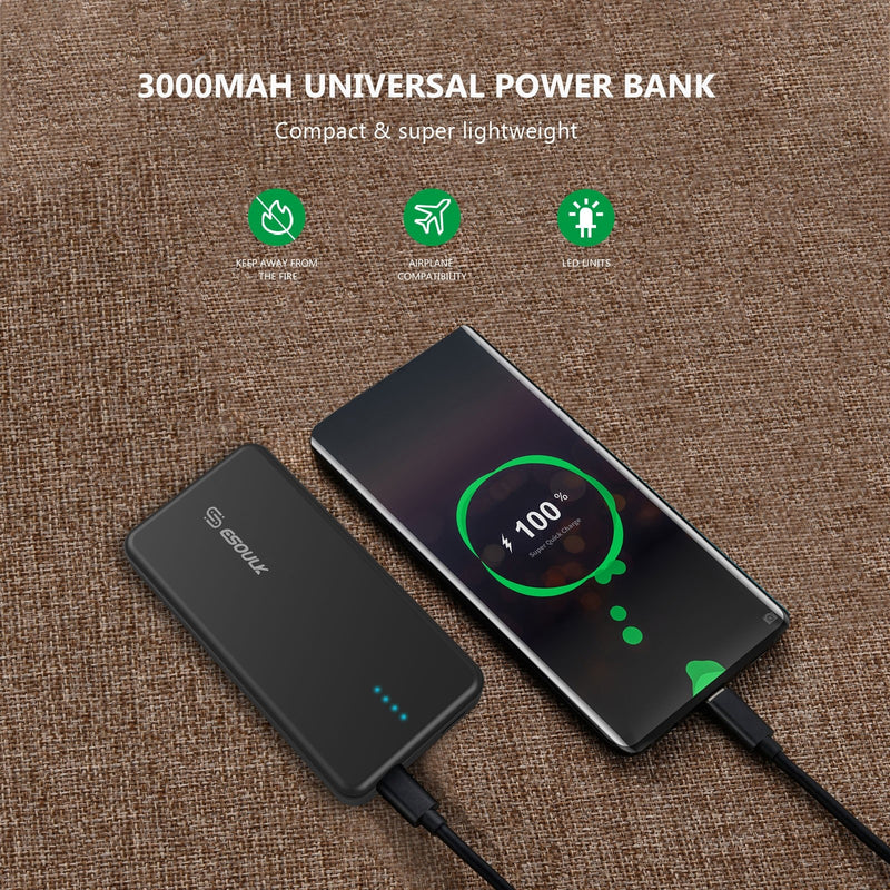 ESOULK 3000 mAh Universal Power Bank