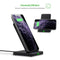 ESOULK QI 10W Vertical Double Coil Wireless Fast Charger
