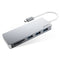 EQUIPD USB C Hub with 3 USB 3.0, Dual Memory Card Reader - InfinityAccessories017
