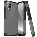 TJS "ArmorLux" Hybrid Phone Case for T-Mobile Revvl 6 Pro 5G
