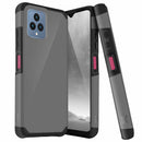 TJS "ArmorLux" Hybrid Phone Case for T-Mobile Revvl 6 5G
