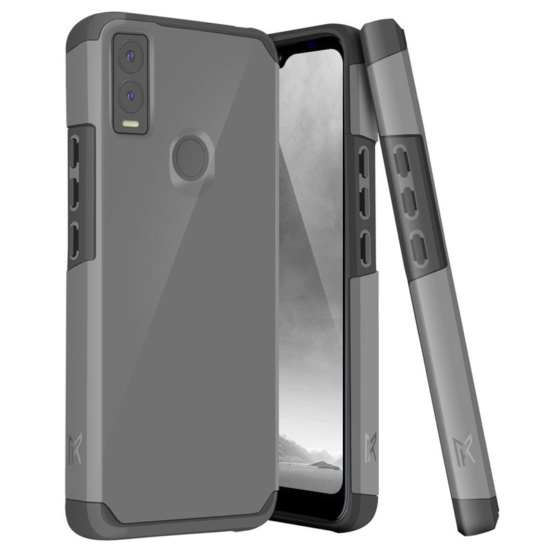 TJS "ArmorLux" Hybrid Phone Case for Cricket Innovate E 5G