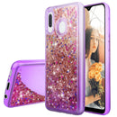 Liquid Glitter Hybrid Phone Case for Galaxy A20, Galaxy A30 - InfinityAccessories017