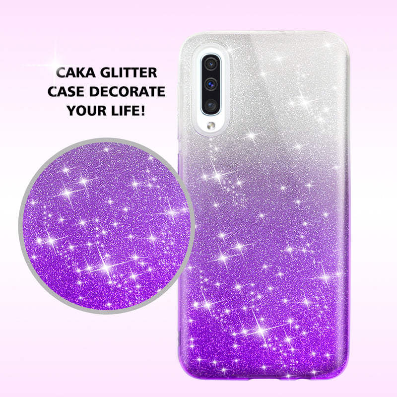 TJS "Venus" Glitter TPU Phone Case for Galaxy A50 - InfinityAccessories017