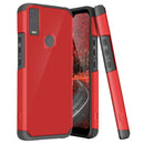 TJS "ArmorLux" Hybrid Phone Case for Cricket Innovate E 5G