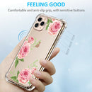 TJS "Ceres" Flower Design Clear TPU Phone Case for iPhone 11, iPhone 11 Pro, iPhone 11 Pro Max - InfinityAccessories017
